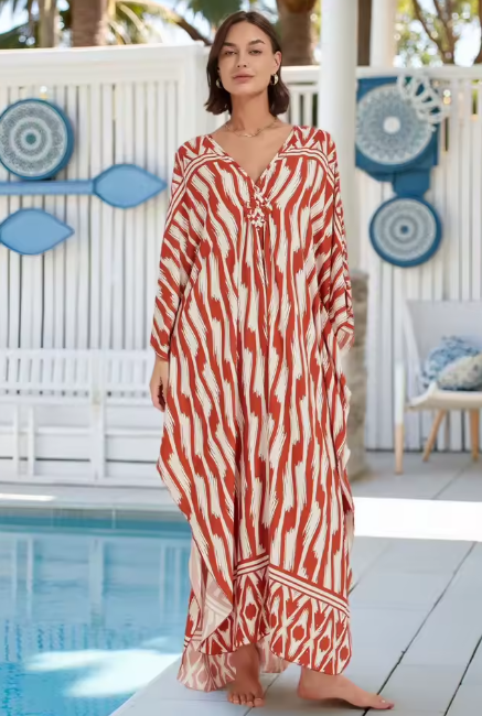 Casual, Loose Kaftan Dress