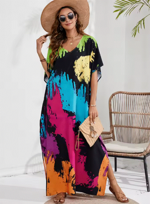 Casual, Loose Kaftan Dress