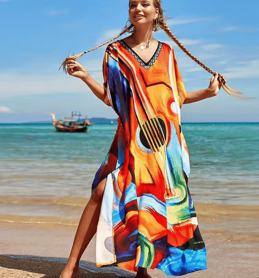 Casual, Loose Kaftan Dress