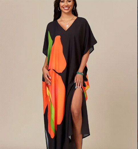 Casual, Loose Kaftan Dress