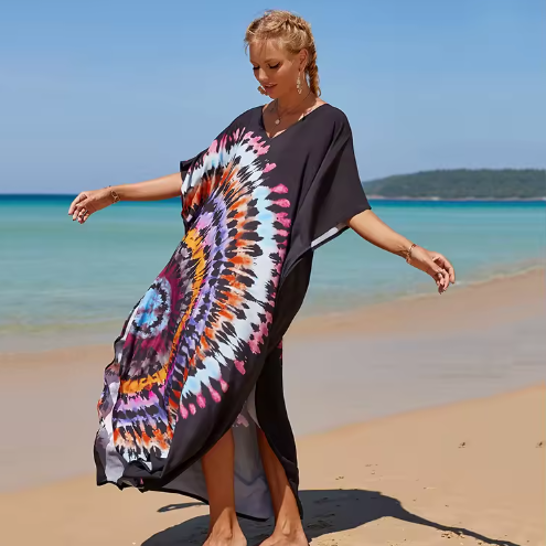 Casual, Loose Kaftan Dress